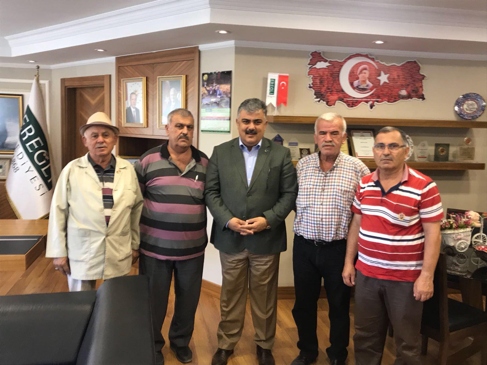 Emekliler Derneği’nden Teşekkür Ziyareti