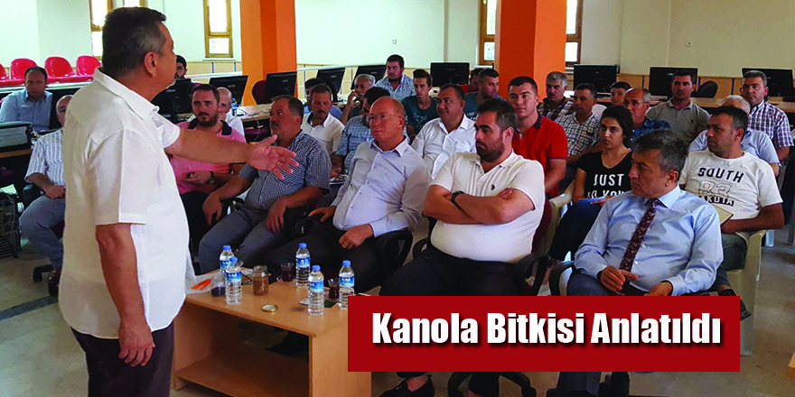TİCARET BORSASI'NDA KANOLA BİTKİSİ TANITILDI