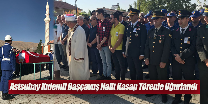 Makamında Kalp Krizinden Yaşamını Yitiren Komutan Törenle Uğurlandı