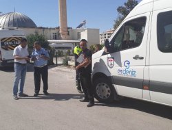 OKUL SERVİS ARAÇLARI DENETLENDİ