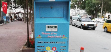 Ereğli Belediyesi’nden Giysi Kumbaraları