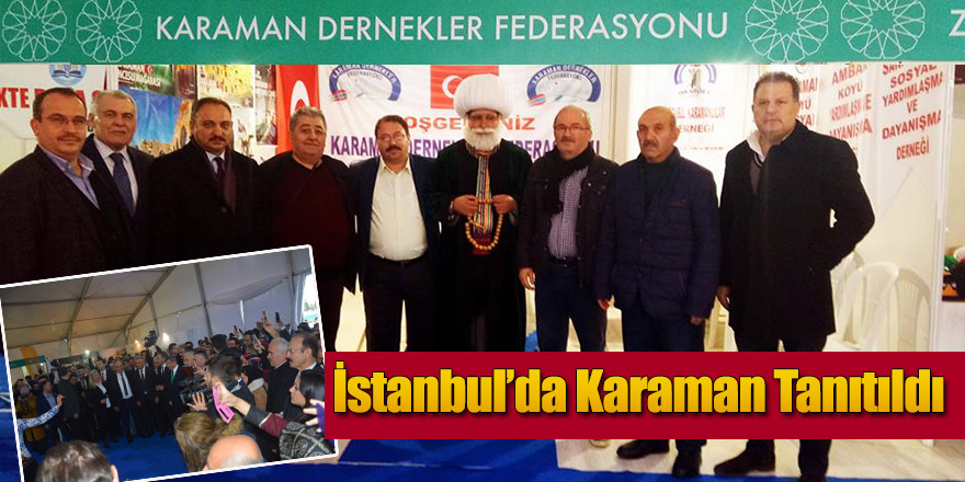İstanbul'da Karaman'ın Tanıtımı Yapıldı.