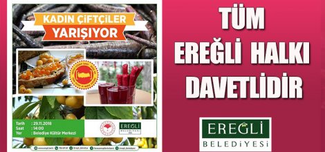 KADIN ÇİFTÇİLER YARIŞIYOR