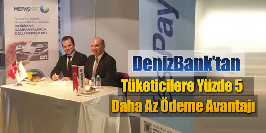 DenizBank’tan elektrik faturası ödemelerinde yüzde 5 indirim avantajı