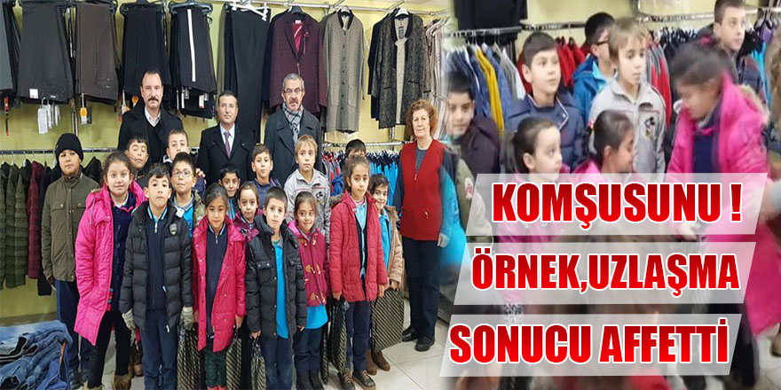 Komşusunu Örnek Uzlaşma Sonucu Affetti.