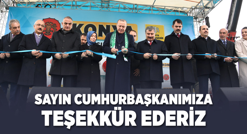 Başkan Altay’dan Cumhurbaşkanı Erdoğan’a Teşekkür.