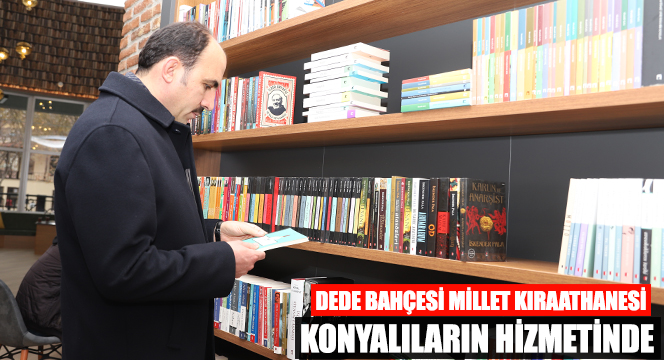 Dede Bahçesi Millet Kıraathanesi Konyalıların Hizmetinde.