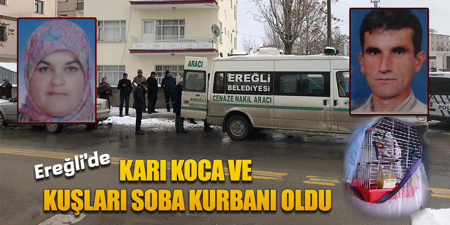 KARI KOCA VE KUŞLARI SOBA KURBANI OLDU