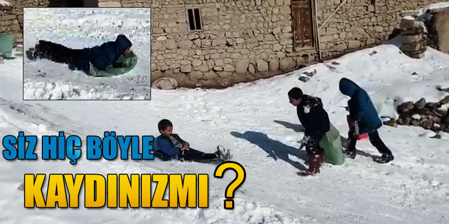 SİZ HİÇ BÖYLE KAYDINIZ MI?