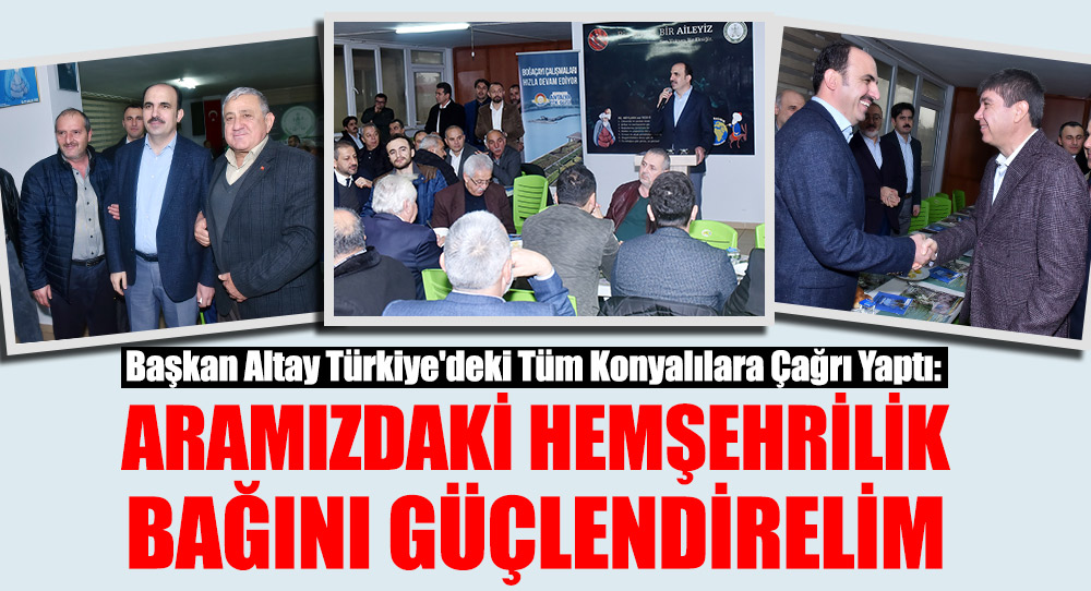 ARAMIZDAKİ HEMŞEHRİLİK BAĞINI GÜÇLENDİRELİM.