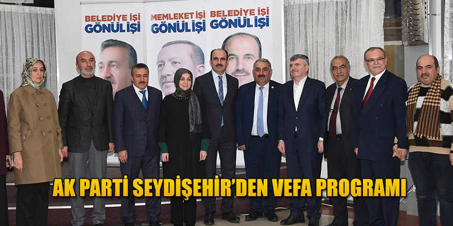 AK PARTİ SEYDİŞEHİR’DEN VEFA PROGRAMI