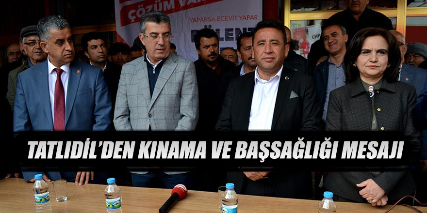 ECEVİT, KINAMA VE BAŞSAĞLIĞI MESAJI YAYINLADI