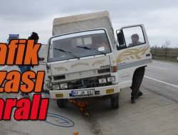 Kamyonet Kontrolden Çıktı 1 Yaralı