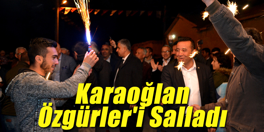Karaoğlan Özgürler'i Salladı