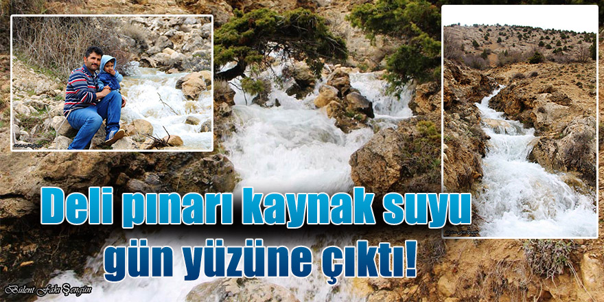Deli pınarı kaynak suyu gün yüzüne çıktı!