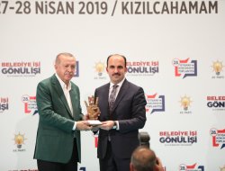 CUMHURBAŞKANI ERDOĞAN’DAN  ALTAY’A ÖDÜL