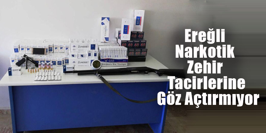 Ereğli Polisinden Zehir Tacirlerine Darbe