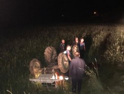 Ayrancı'da traktör devrildi 1 ölü