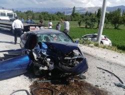 Ereğli’de trafik kazası 1 ölü 3 yaralı