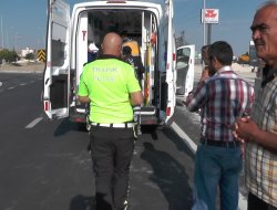 Motosiklet Tır’la çarptı; 2 yaralı