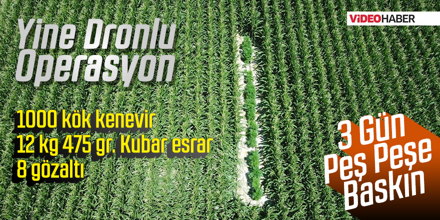 Karapınar Jandarma’dan ‘’Drone’li Nokta Atışı