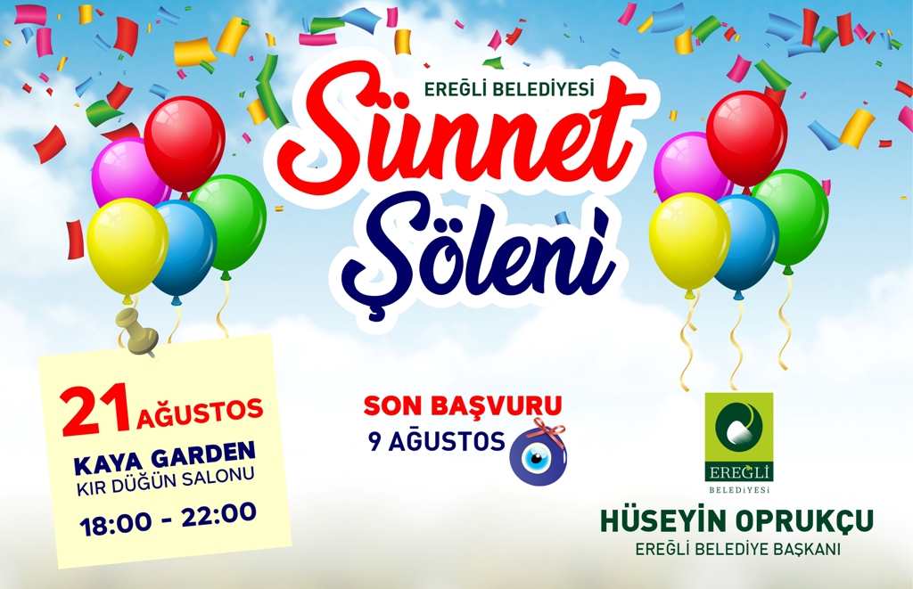 Ereğli Belediyesi’nden Sünnet Şöleni