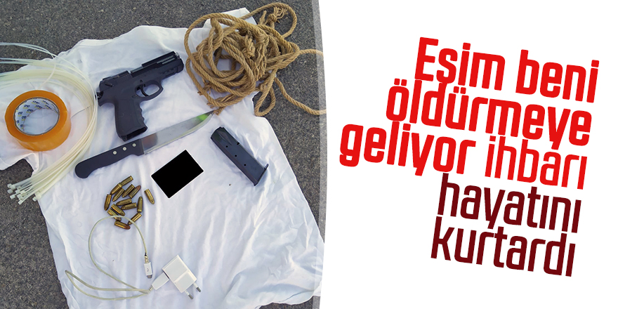 Kadın cinayeti son anda engellendi