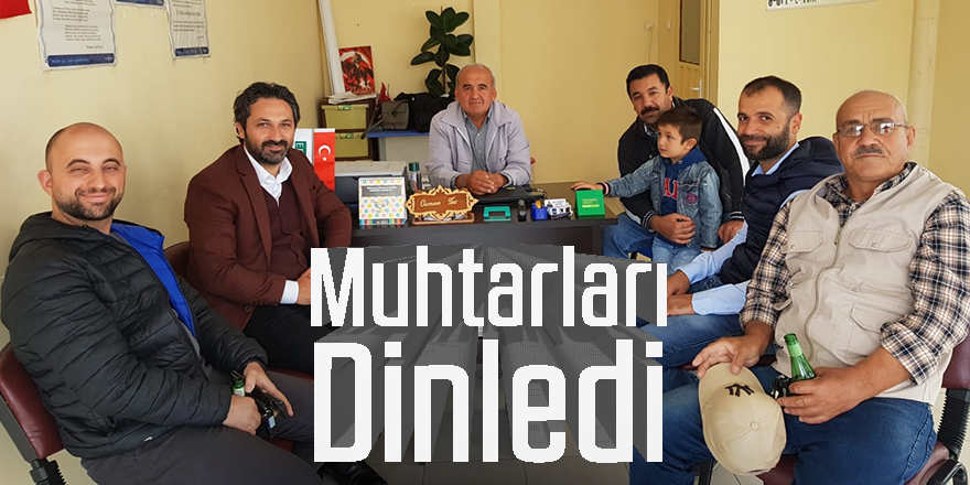 Muhtarları Dinledi