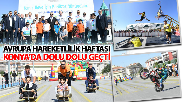 Avrupa Hareketlilik Haftası Konya’da Dolu Dolu Geçti