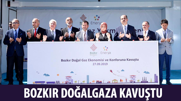 Bozkır Doğalgaza Kavuştu