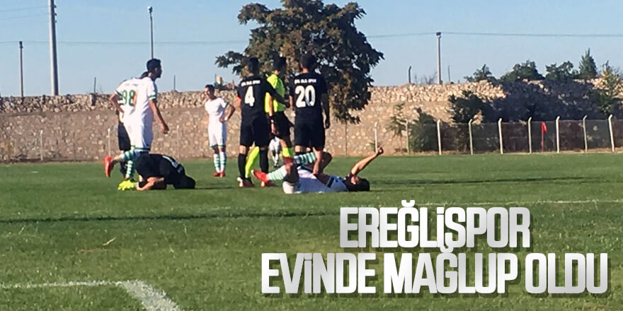 EREĞLİSPOR EVİNDE MAĞLUP OLDU