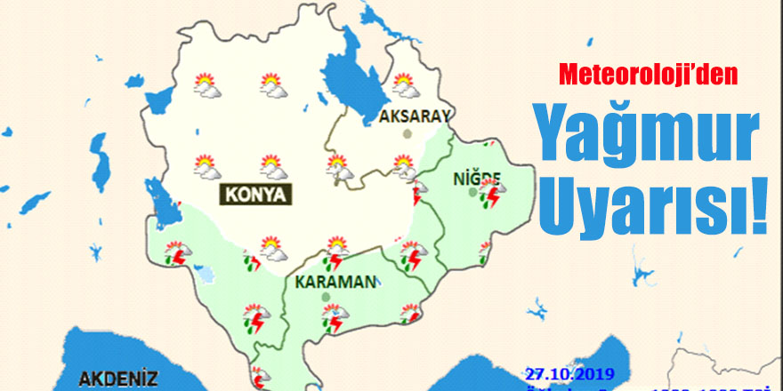 Meteoroloji’den Yağmur Uyarısı!