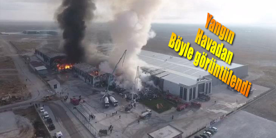 Organize Sanayi Bölgesinde Fabrika Yangını!