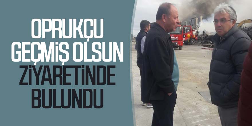Oprukçu Geçmiş Olsun Ziyaretinde Bulundu