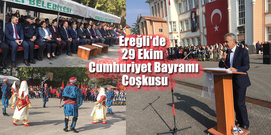 Ereğli'de 29 Ekim Cumhuriyet Bayramı Coşkusu