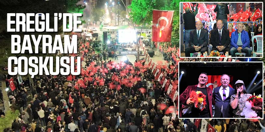 Ereğli’de Cumhuriyet Bayramı Coşkusu