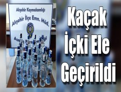 Kaçak içki ele geçirildi