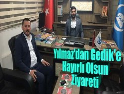 YILMAZ’DAN, EREĞLİ ÜLKÜ OCAKLARI BAŞKANI MURAT GEDİK’E HAYIRLI OLSUN ZİYARETİ