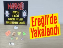 Polis durdurulan araçta uyuşturucu ele geçirdi.