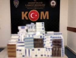 1500 paket kaçak sigara ele geçirildi