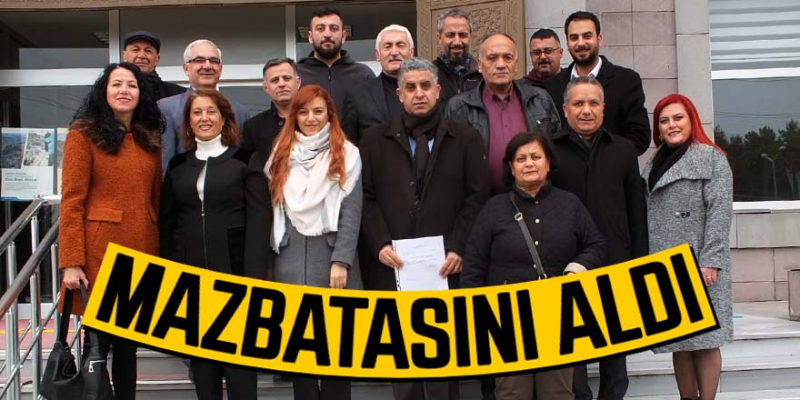 CHP EREĞLİ İLÇE YÖNETİMİ MAZBATASINI ALDI