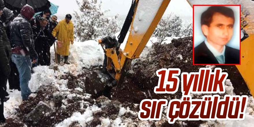 15 yıllık sır çözüldü! İlaçla uyutulup, iple boğularak öldürüldüğü ortaya çıktı