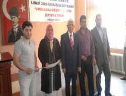 28 Girişimci adayı daha sertifikalarını aldı