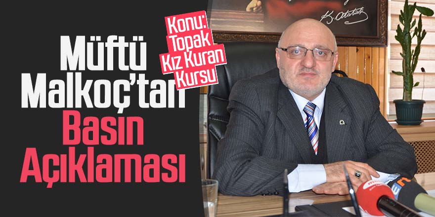 Malkoç, “Farklı Algılar Oluşturuluyor”