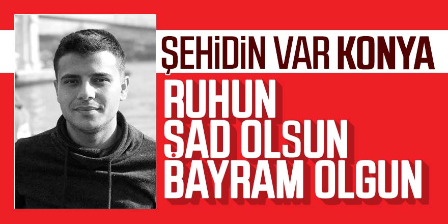 Konya'ya şehit ateşi düştü