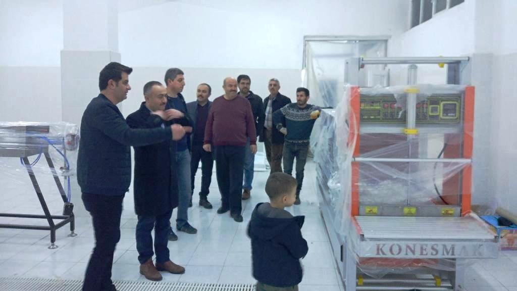 Kaymakam Bayraktar Kooperatifte incelemelerde bulundu