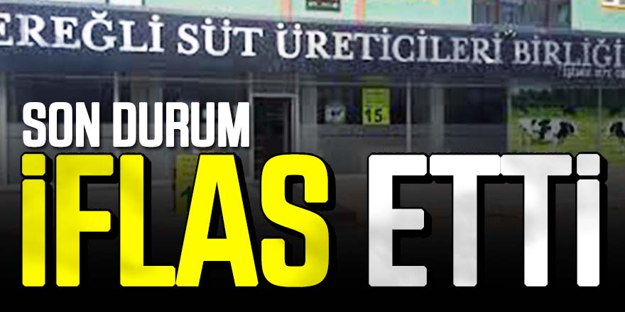 Ereğlili sütçüler iflas bayrağını çekti
