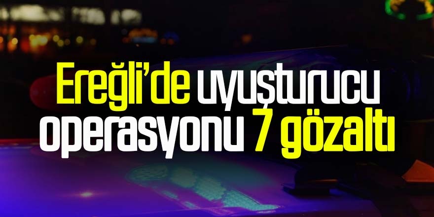 Ereğli Narko Timlerinden Zehir Tacirlerine Darbe