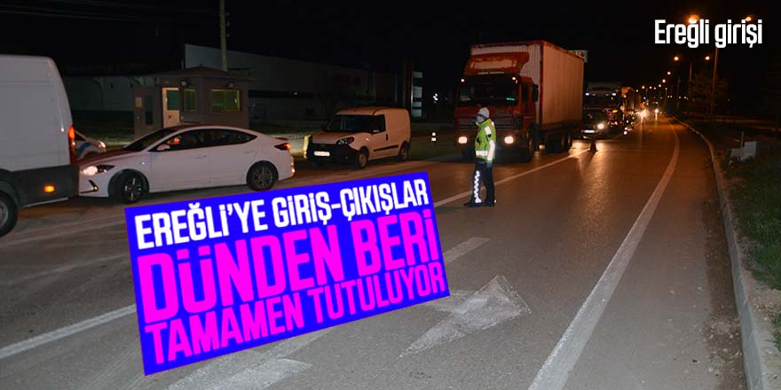 Ereğli polisinden karayolunda 'yüksek ateş' kontrolü