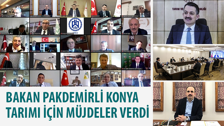 Bakan Pakdemirli Konya Tarımı İçin Müjdeler Verdi